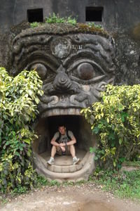 Adam in Budda Park, Vientiane