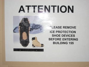 Signs around McMurdo