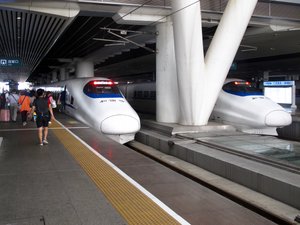 High Speed Train to Youngshou, Sept. 2016