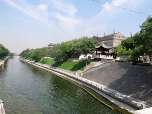 Beijing - Xian, China May 2017 - Xian City Wall