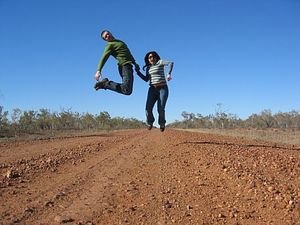 Jumping in the Outback