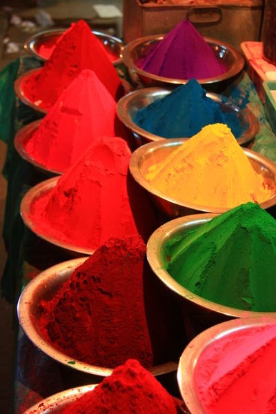 many colours of tikka