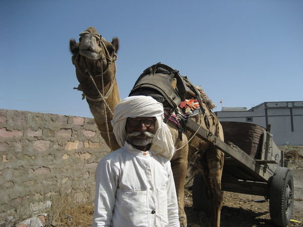 A man and his camel