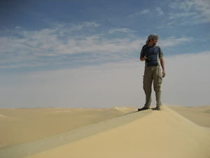 Atop a dune