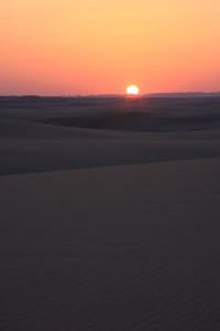 Sunset in the Western Desert