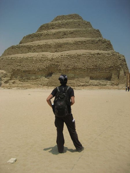 Dan marvels at Saqqara