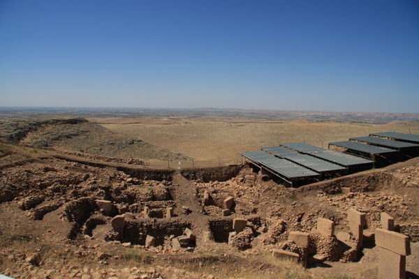 dig site at Gobeklitepe