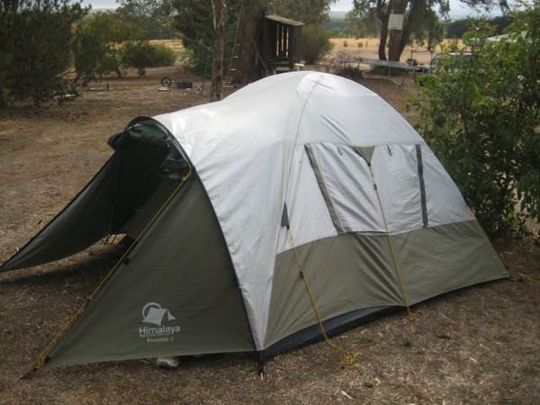 Unser Zelt bei Rohan