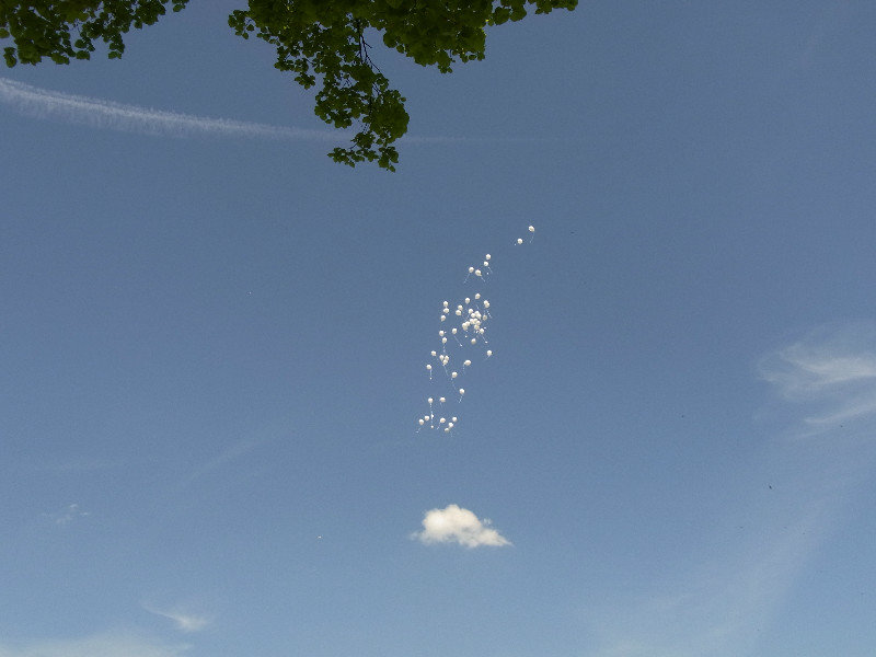 Balloons with good wishes