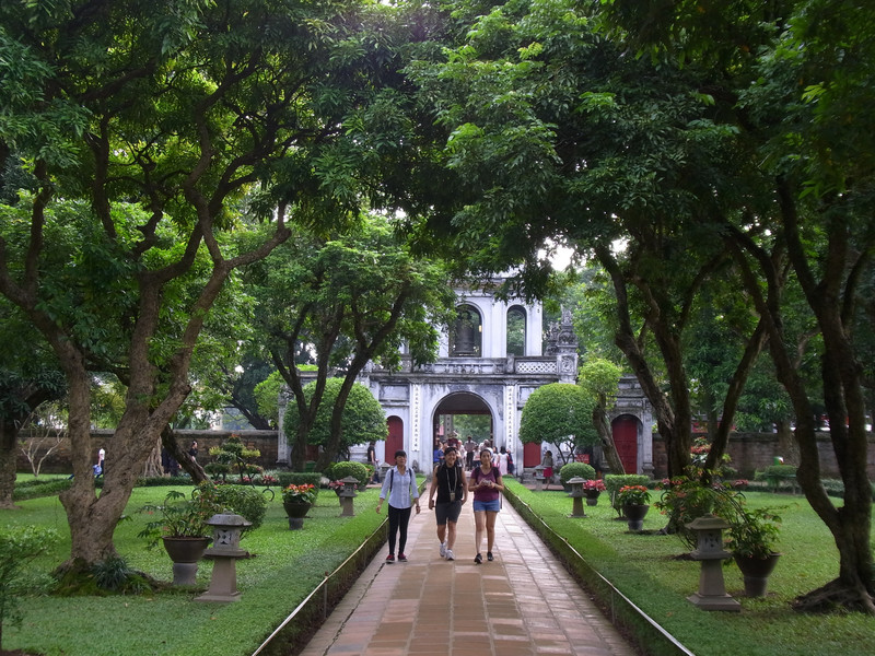 Hanoi: Courtyard in the Temple of Literature