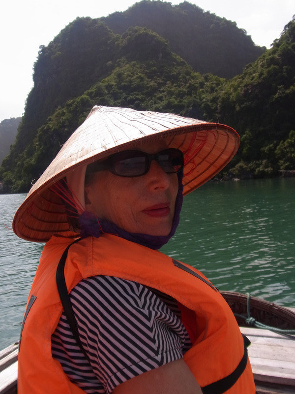 Mum in Halong Bay