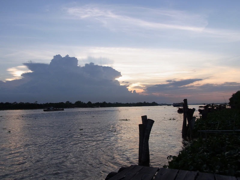 Evening on Mekong River