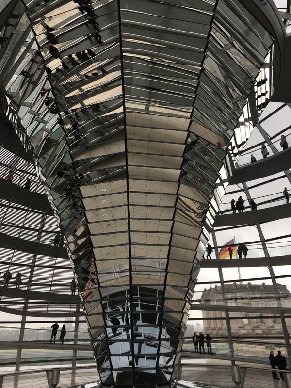 Inside Reichstagskuppel
