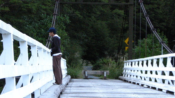 Anshu at the bridge