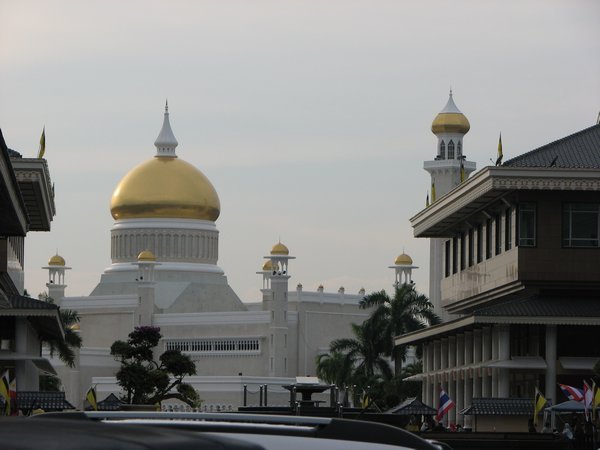 Mosque View From Water Village