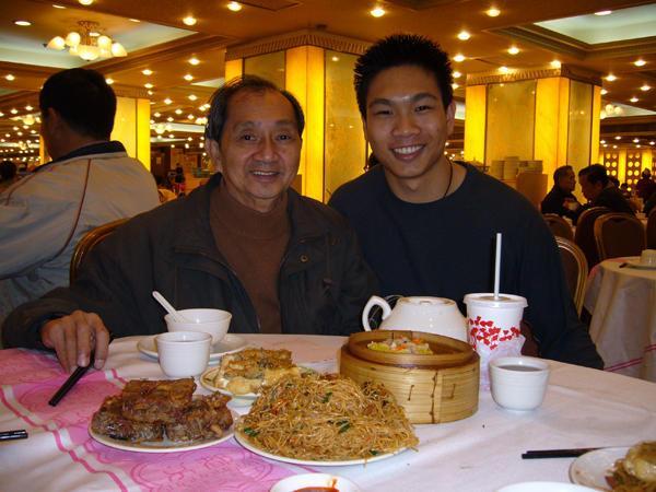 Me and Uncle at Dim Sum