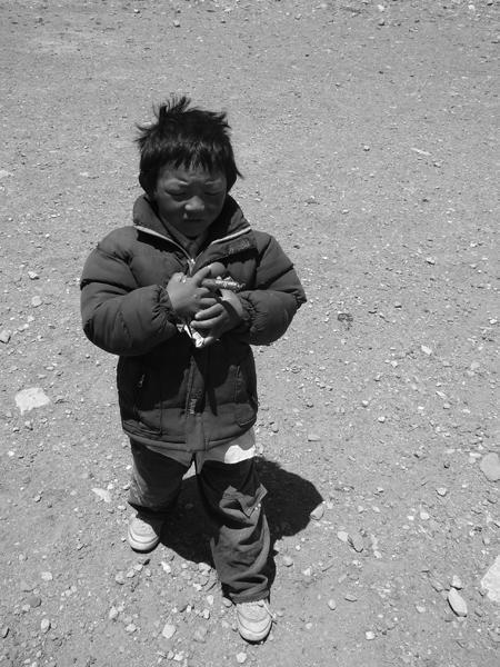 Little Tibetan boy