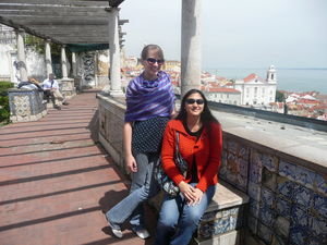 me and Adrina in Lisbon
