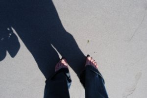 Mes pieds dans le sable de l'Irlande