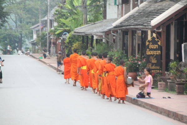 Morning Alms for the Monks