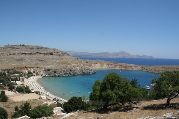 The main bay of Lindos