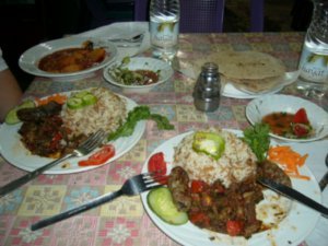 Our first Egyptan Meal