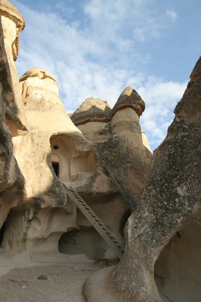 Carved out dwellings