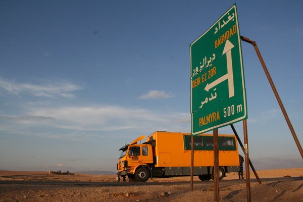 Baghdad that way...