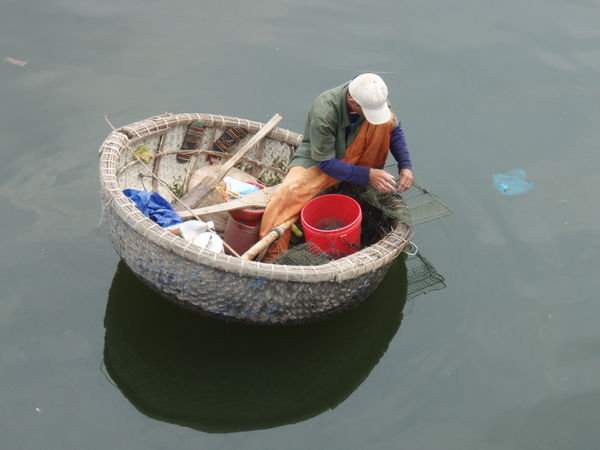 Lokal fisker i Phu Quoc