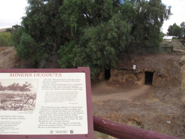 Miner's dugouts