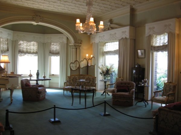 in the drawing room at Ripponlea