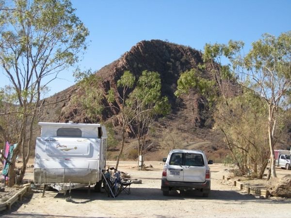 our campsite at Arkaroola 