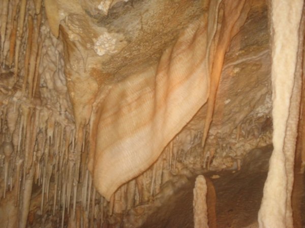 shawl formation, Jenolan Caves