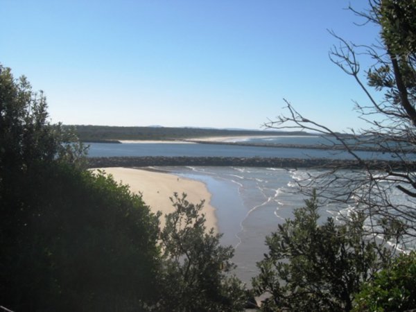 the Clarence river mouth 
