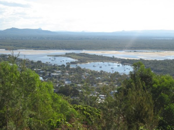view over Noosa River 