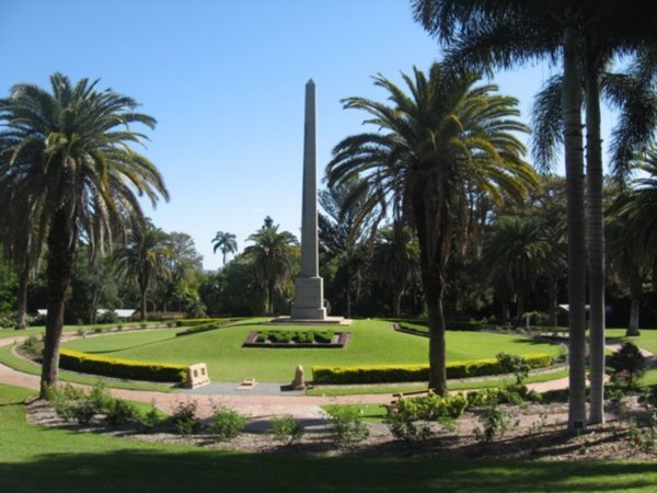 War memorial, Rocky botanic gardens