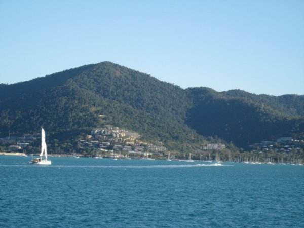 coming back into Airlie Beach 