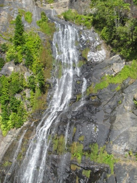 Waterfall on the Kuranda railway journey 
