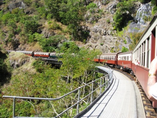 the Kuranda Scenic Railway 
