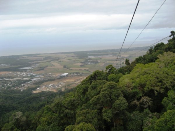 looking down towards Cairns 