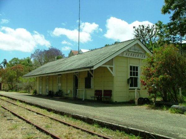 the old Herberton railway station 