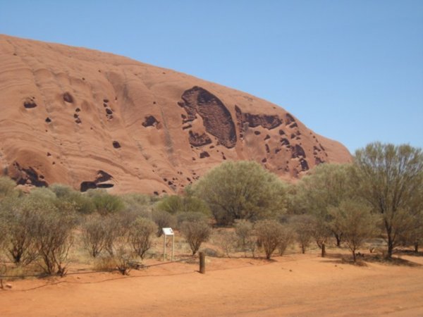 one of the many faces of Uluru
