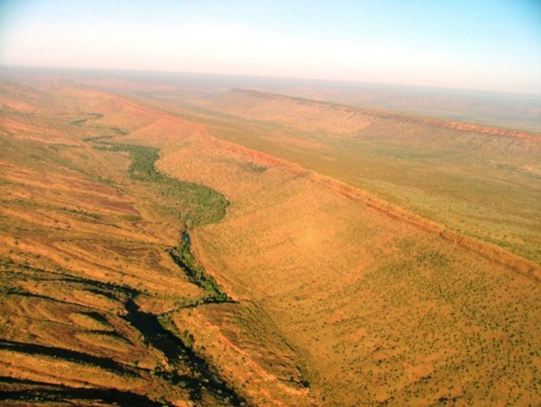 Kimberley ranges from the air