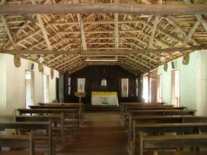 church interior, Lombadina aboriginal community 