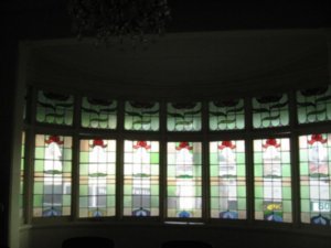 the lounge window at the Rose Hotel, Bunbury 