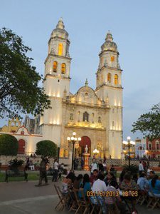 bingo in the square, Campeche