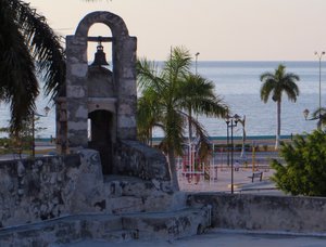 view over Malecon from San Carlos Bastion