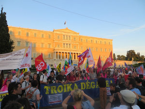 Protest at Syntagma Square