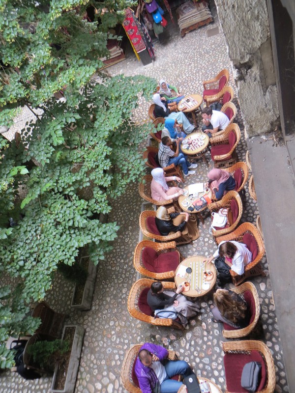 lovely courtyard for lunch