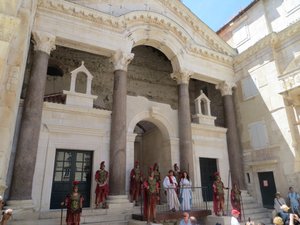 back in Split at Diocletian's palace